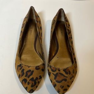 Nine West Leopard Ballet Flats - Casual Classic Functional Everyday Shoes